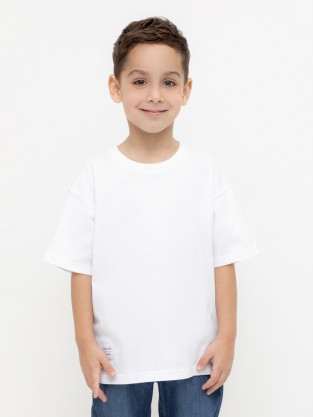 Футболка для мальчика, артикул: КР 302401, цвет: белый