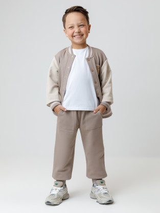 Брюки для мальчика, артикул: КР 400838, цвет: коричневый