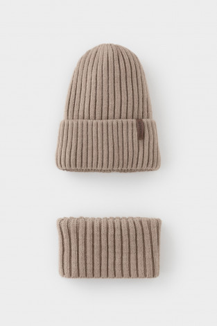 Комплекты вязаные, артикул: КВ 22015/ш, цвет: бежевый