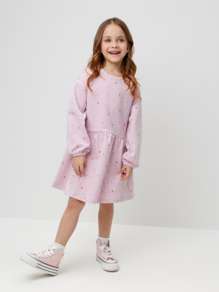 Платье для девочки, артикул: КР 5922, цвет: розовый