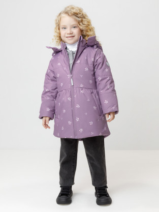 Куртка для девочки, артикул: ВК 38119/н/2 ГР, цвет: бордовый