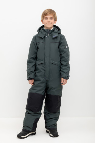 Комбинезоны утепленные для мальчика, артикул: ВК 60101/6 ГР (122-158), цвет: зеленый