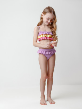 Купальник для девочки, артикул: ТК 17009/9 ФВ, цвет: светло-розовый