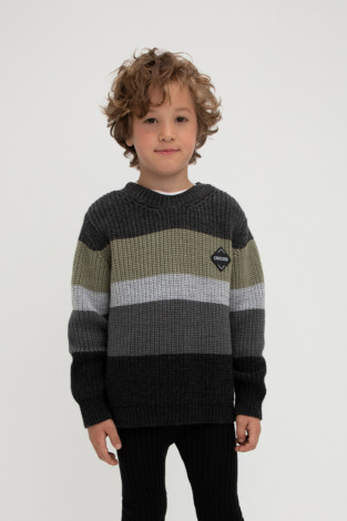Джемпер для мальчика, артикул: КВ 30141, цвет: серый