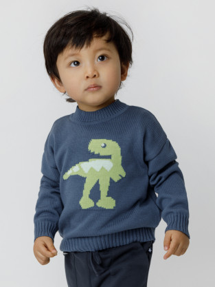 Джемпер для мальчика, артикул: КВ 30176, цвет: синий