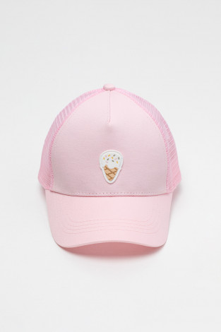 Кепка для девочки, артикул: ТК 80090, цвет: розовый