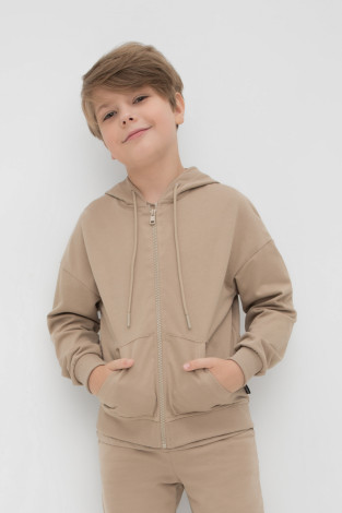 Жакеты, куртки, артикул: К 302139, цвет: бежевый