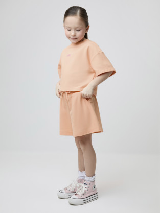 Шорты для девочки, артикул: КР 400904, цвет: оранжевый