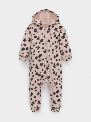 Комбинезон для девочки, артикул: КР 6553, цвет: бежевый