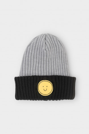 Шапка для мальчика, артикул: КВ 20357, цвет: серый