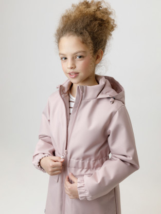 Пальто для девочки, артикул: ВК 32152/26/8 УЗГ, цвет: розовый