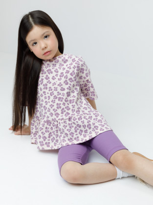 Велосипедки для девочки, артикул: КР 400556, цвет: фиолетовый