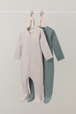 Комбинезон для новорожденных, артикул: К 6523-2уп, цвет: бежевый
