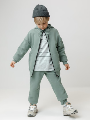 Толстовки для мальчика, артикул: КР 302853, цвет: хаки