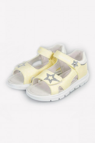 Туфли для девочки, артикул: 2-1131-E02, цвет: желтый