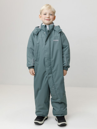 Комбинезоны утепленные для мальчика, артикул: ВК 60109/7 УЗГ, цвет: зеленый