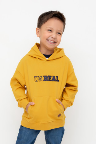 Толстовки для мальчика, артикул: КР 302596, цвет: горчица