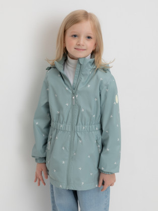 Куртка для девочки, артикул: ВК 32123/н/4 УЗГ, цвет: зеленый