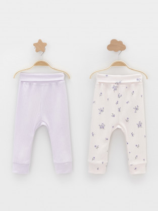Брюки для новорожденных, артикул: К 400715-2уп, цвет: фиолетовый