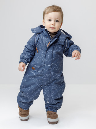 Комбинезоны утепленные для мальчика, артикул: ВК 60085/н/83 Ал, цвет: синий