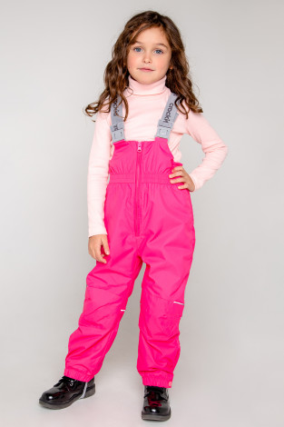 Брюки утепленные для девочки, артикул: ВК 46016/21 ГР, цвет: красный