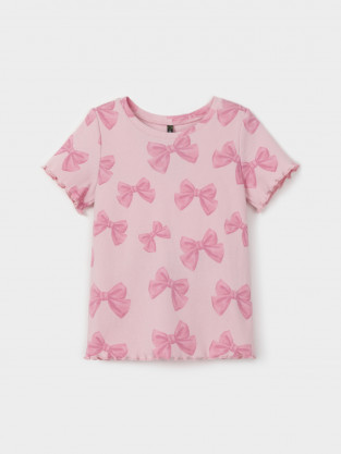 Футболка для девочки, артикул: КР 301996-1, цвет: светло-розовый