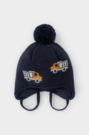 Шапка для мальчика, артикул: КВ 20309/24ш, цвет: синий