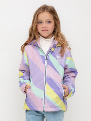 Куртка для девочки, артикул: ВК 32166/н/2 Ал, цвет: мульти