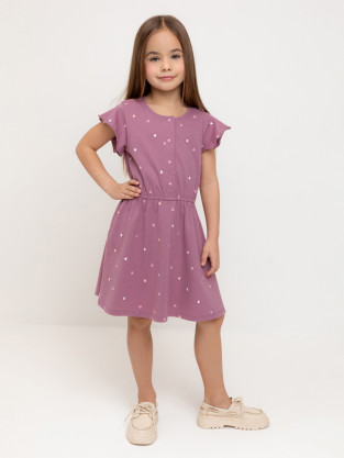 Платье для девочки, артикул: КР 5792, цвет: бордовый