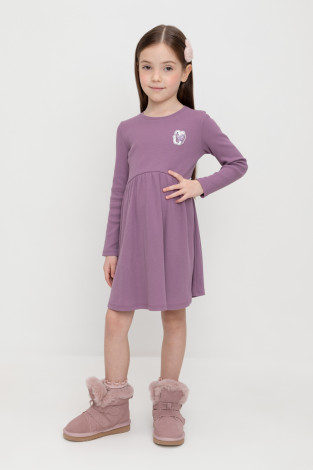 Платье для девочки, артикул: КР 5915, цвет: бордовый
