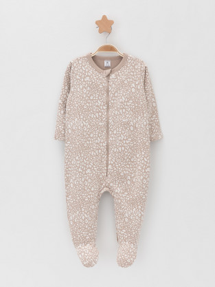 Комбинезон для новорожденных, артикул: К 6192, цвет: бежевый
