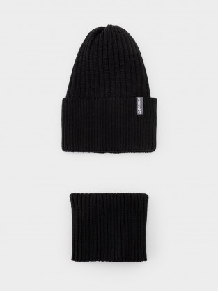 Комплект вязаный для мальчика, артикул: КВ 22012/25, цвет: черный