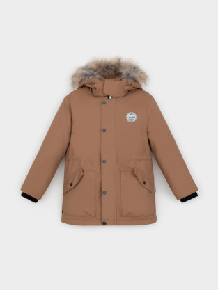 Куртки для мальчика, артикул: ВК 36106/2 ГР (128-158), цвет: оранжевый