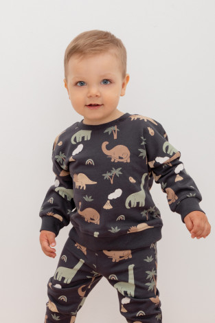 Джемпер для мальчика, артикул: КР 302157, цвет: темно-серый