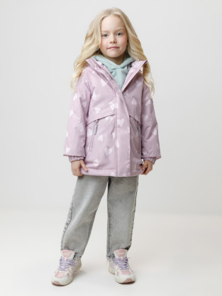 Куртка для девочки, артикул: ВК 32190/н/2 УЗГ, цвет: фиолетовый