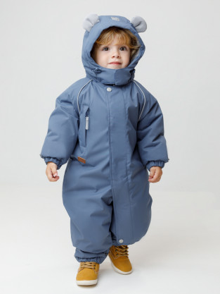 Комбинезоны утепленные для мальчика, артикул: ВК 60118/5 ГР, цвет: синий
