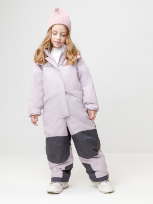 Комбинезоны утепленные для девочки, артикул: ВК 60129/1 ГР (128-158), цвет: розовый
