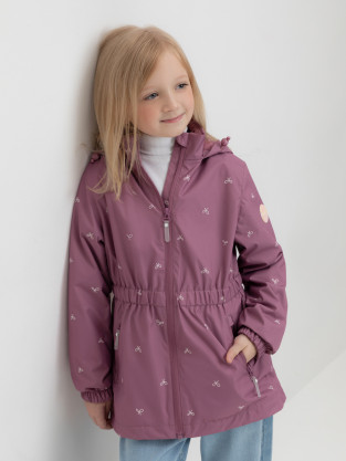 Куртка для девочки, артикул: ВК 32123/н/6 УЗГ, цвет: бордовый