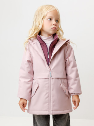 Куртка для девочки, артикул: ВК 32179/1 УЗГ, цвет: розовый