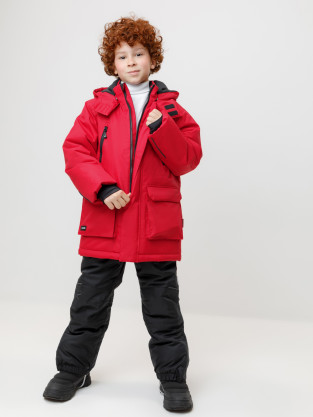 Куртки для мальчика, артикул: ВК 36108/1 ГР, цвет: красный