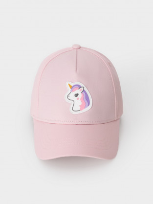 Кепка для девочки, артикул: ТК 80103, цвет: розовый