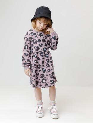 Платье для девочки, артикул: КР 5956, цвет: фиолетовый