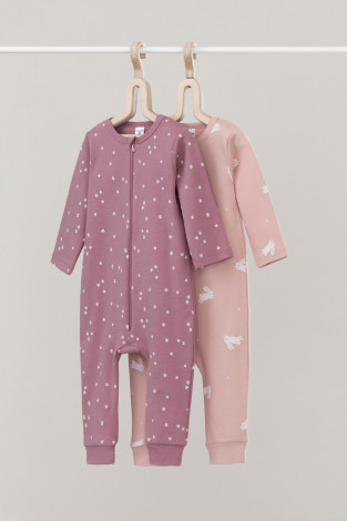 Комбинезон для новорожденных, артикул: К 6522-2уп, цвет: розовый