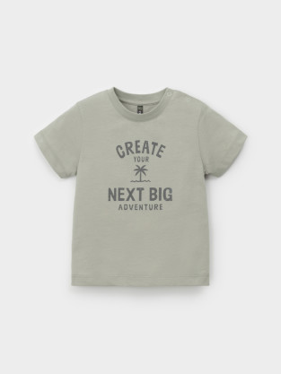 Футболка для мальчика, артикул: КР 302973, цвет: зеленый