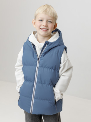 Жилеты для мальчика, артикул: ВК 35022/5 ГР (98-128), цвет: синий