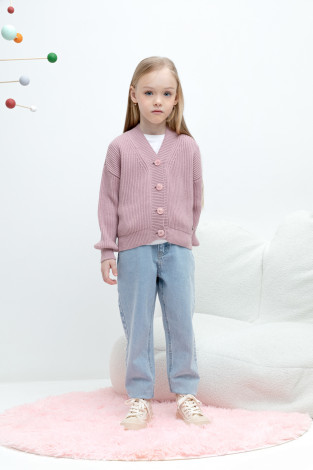 Брюки для девочки, артикул: ТК 46137 ВСТ, цвет: голубой