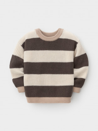 Джемпер для мальчика, артикул: КВ 30174, цвет: коричневый