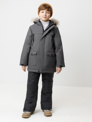 Куртки для мальчика, артикул: ВК 36111/1 ГР, цвет: темно-серый