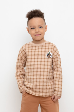 Джемпер для мальчика, артикул: КР 302255, цвет: светло-бежевый