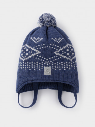 Шапка для мальчика, артикул: КВ 20404/ш, цвет: синий